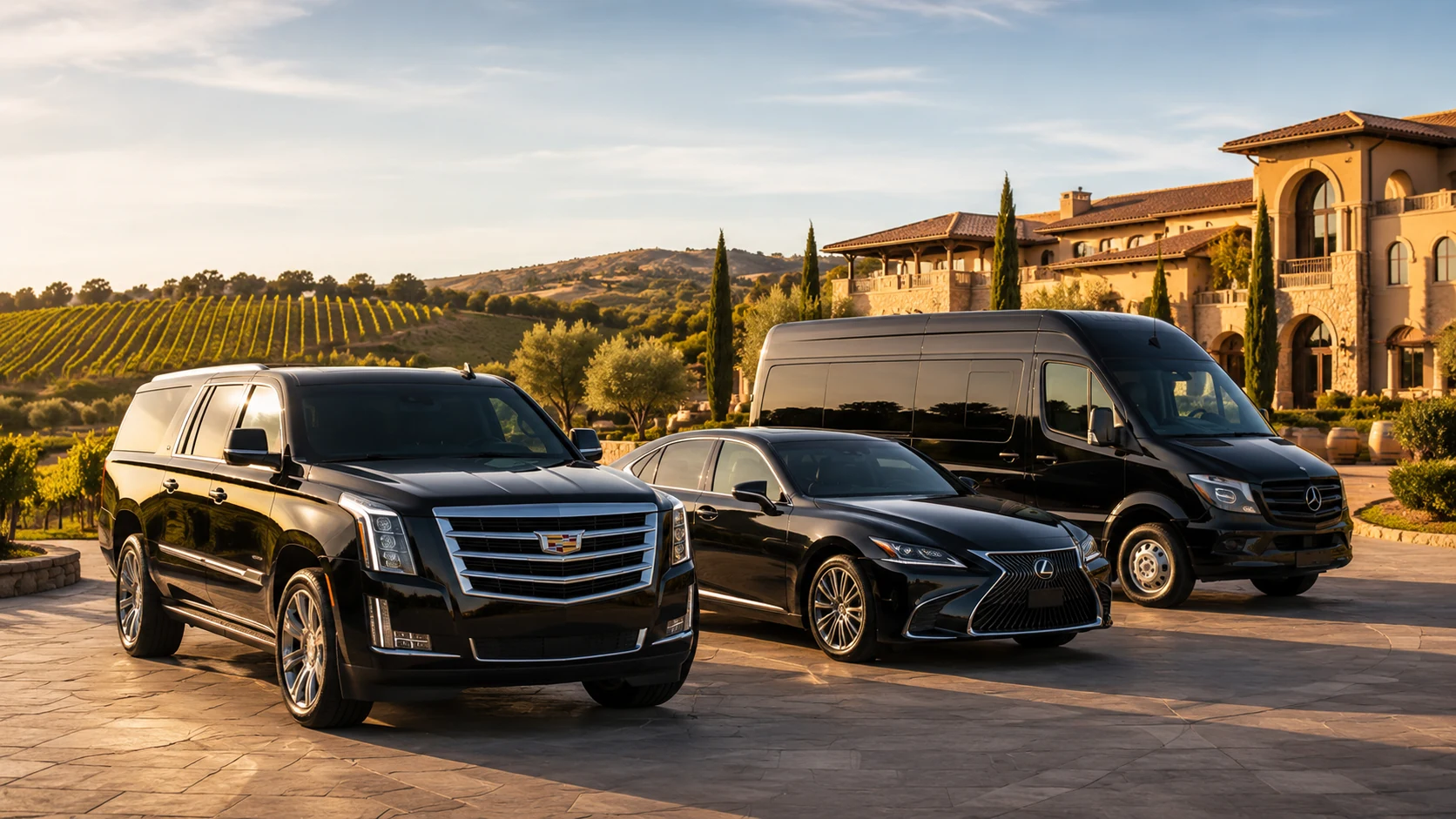 Lake Elsinore wedding transportation vehicle options